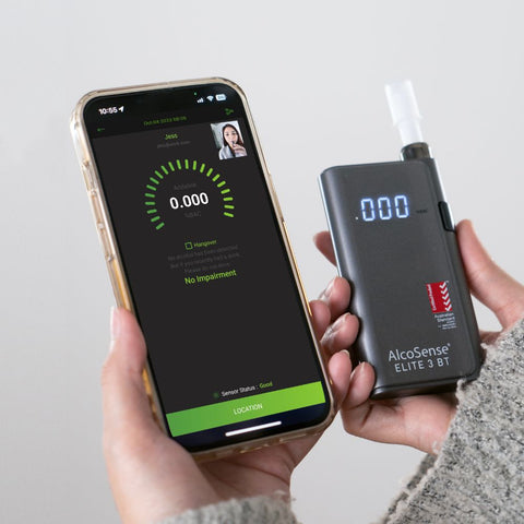 AlcoSense Elite 3 BT Personal Breathalyser with Mobile App