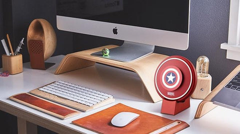 Marvel Aladdin Portable Air Purifier in home office