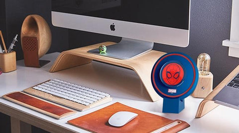 Marvel Aladdin Portable Air Purifier on office desk