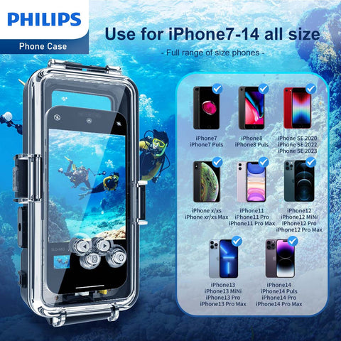 Philips Diving Phone Case For IPhone 7-14 Series (DLK6301B)