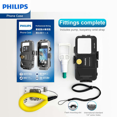 Philips Diving Phone Case For IPhone 7-14 Series (DLK6301B)