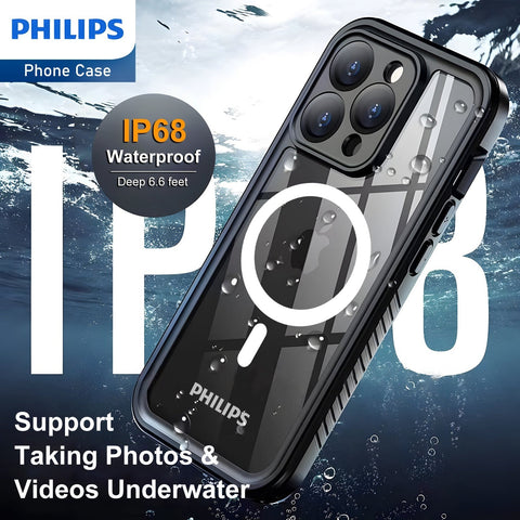 Philips Waterproof Case With MagSafe For IPhone 14 Pro Max (DLK6205B)