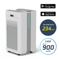 Ionmax+ Aire High-Performance 6-Stage UV HEPA Air Purifier with Mobile App