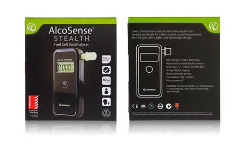 Andatech AlcoSense Stealth Personal Breathalyser packaging box