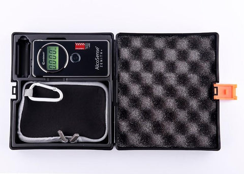 Andatech AlcoSense Zenith+ Personal Breathalyser in hard carry casing