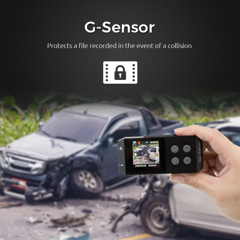 DriveSense Ranger WiFi Dash Cam with G-Sensor